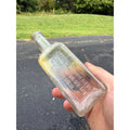 Vintage Clear Mayr's Wonderful Stomach Remedy Chicago Bottle Embossed I 6"