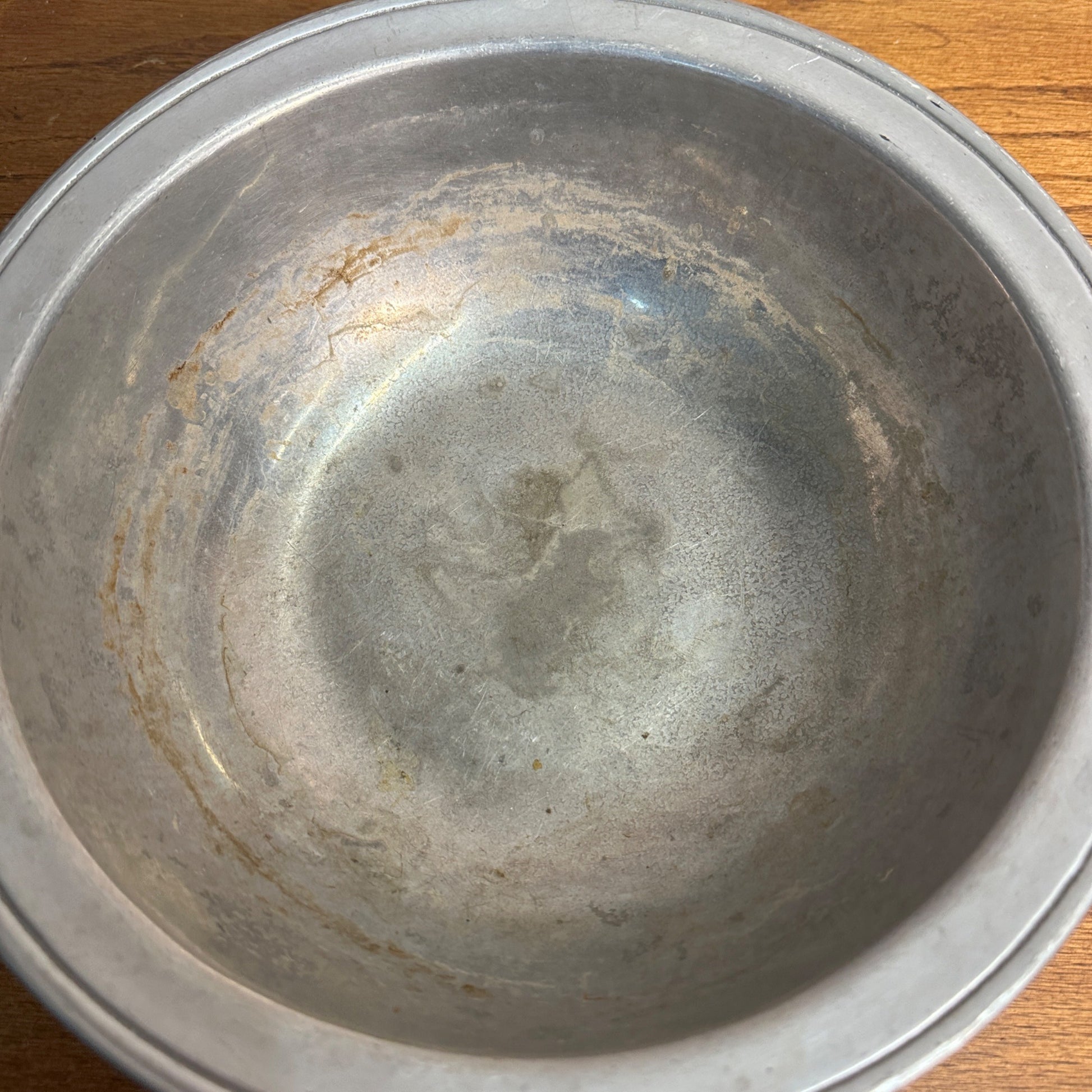 Vintage Wilton Armetale Pewter 10" Large Salad Serving Bowl Dish