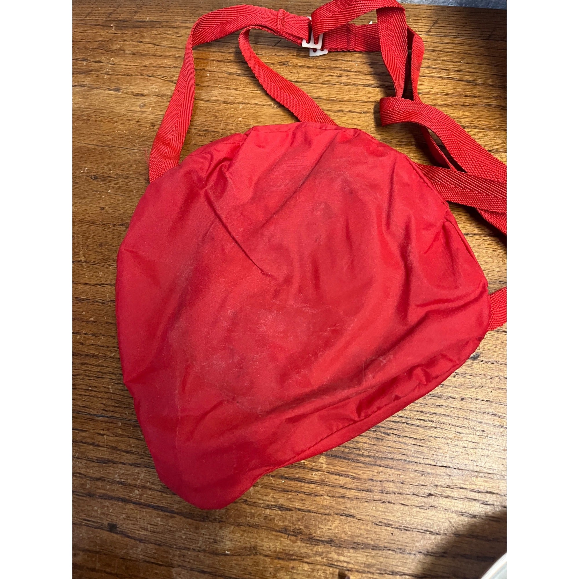 Vintage Boy Scouts of America Aluminum Cook Mess Kit w/ Bag Pot Regal Red