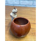 Vintage 1940s Stark California Pottery Baseball Hitter Souvenir Mug Nice RARE