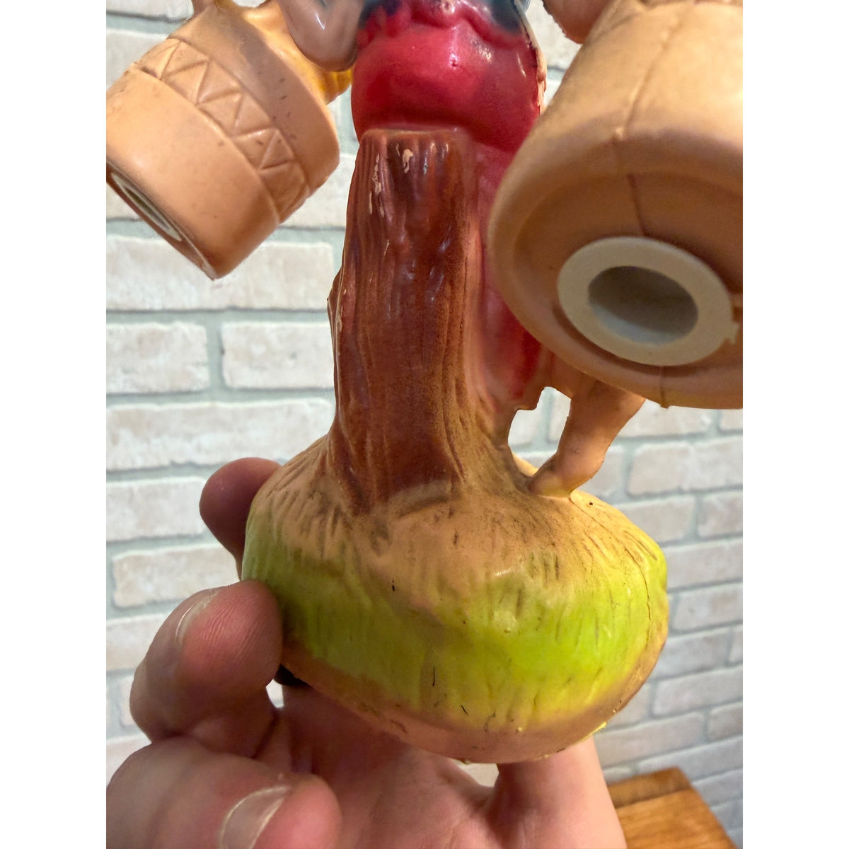 Vintage Hillbilly Salt & Pepper Shaker Set Kentucky Souvenir - Plastic