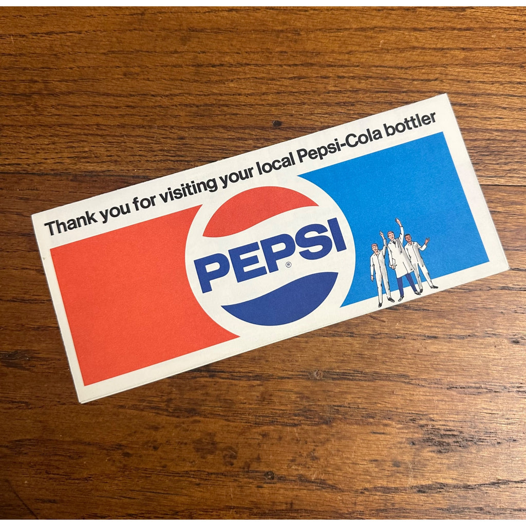 Vintage Pamphlet Pepsi Cola A Look Inside Your Local Pepsi Bottling Plant - Mint