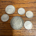 Misc Foreign Silver Coins 1967 Canada 1933 Florin Dimes Quarters