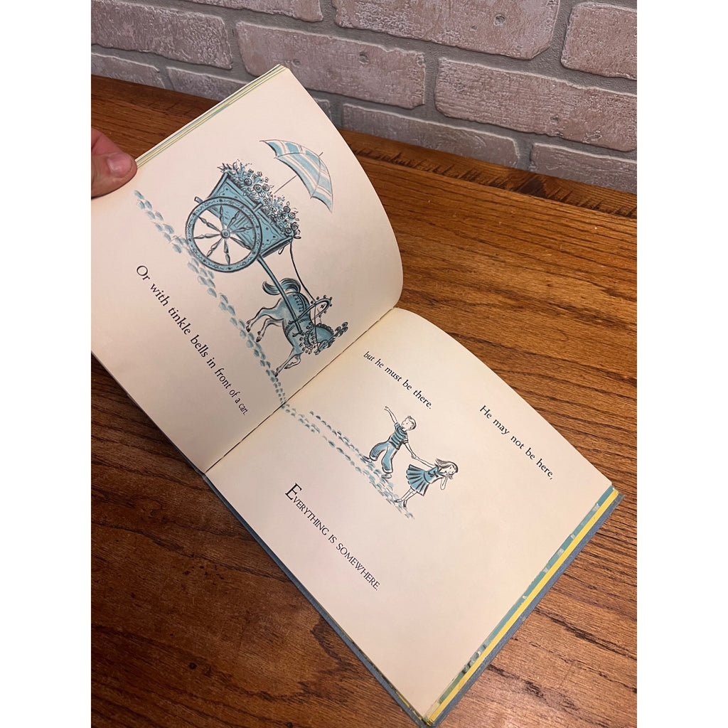 Vintage Everything Is Somewhere Children's Hardcover Book Catholic Religious By Vasiliu 1959