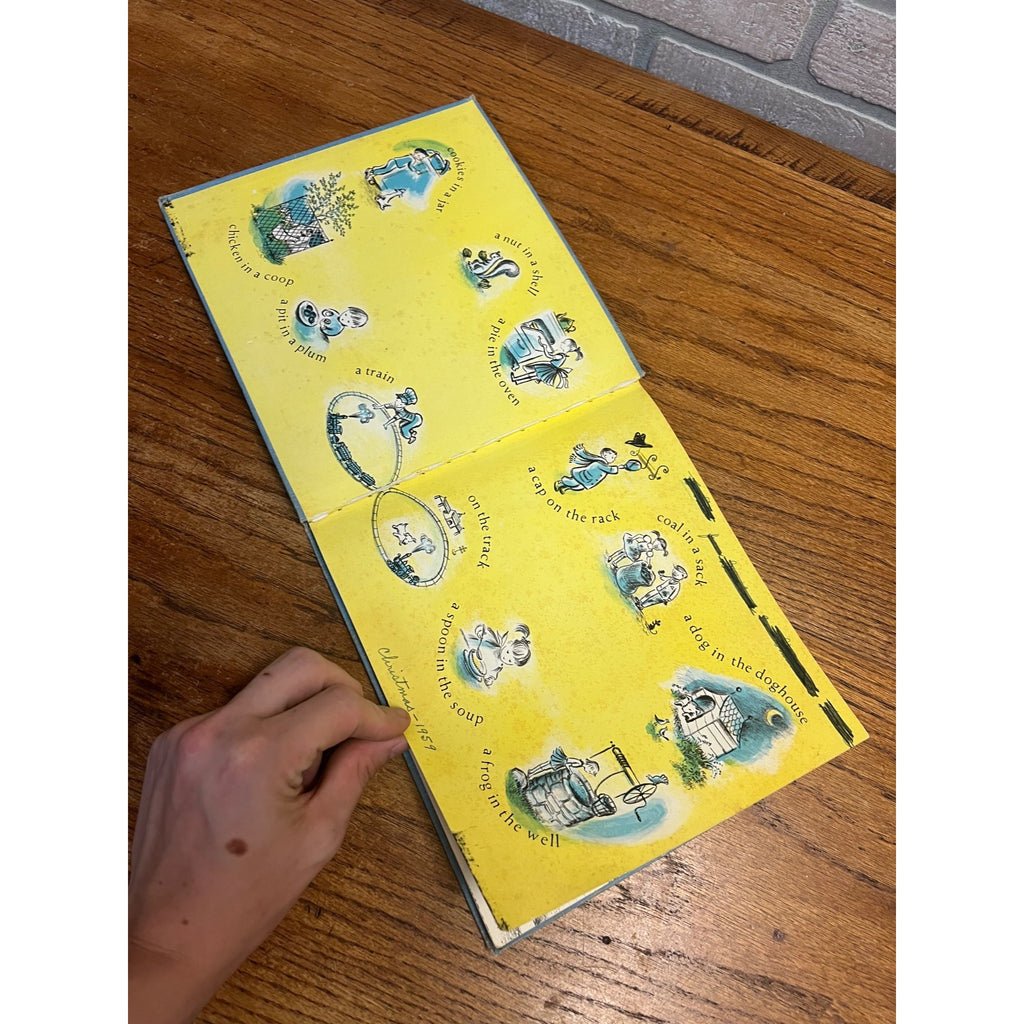 Vintage Everything Is Somewhere Children's Hardcover Book Catholic Religious By Vasiliu 1959