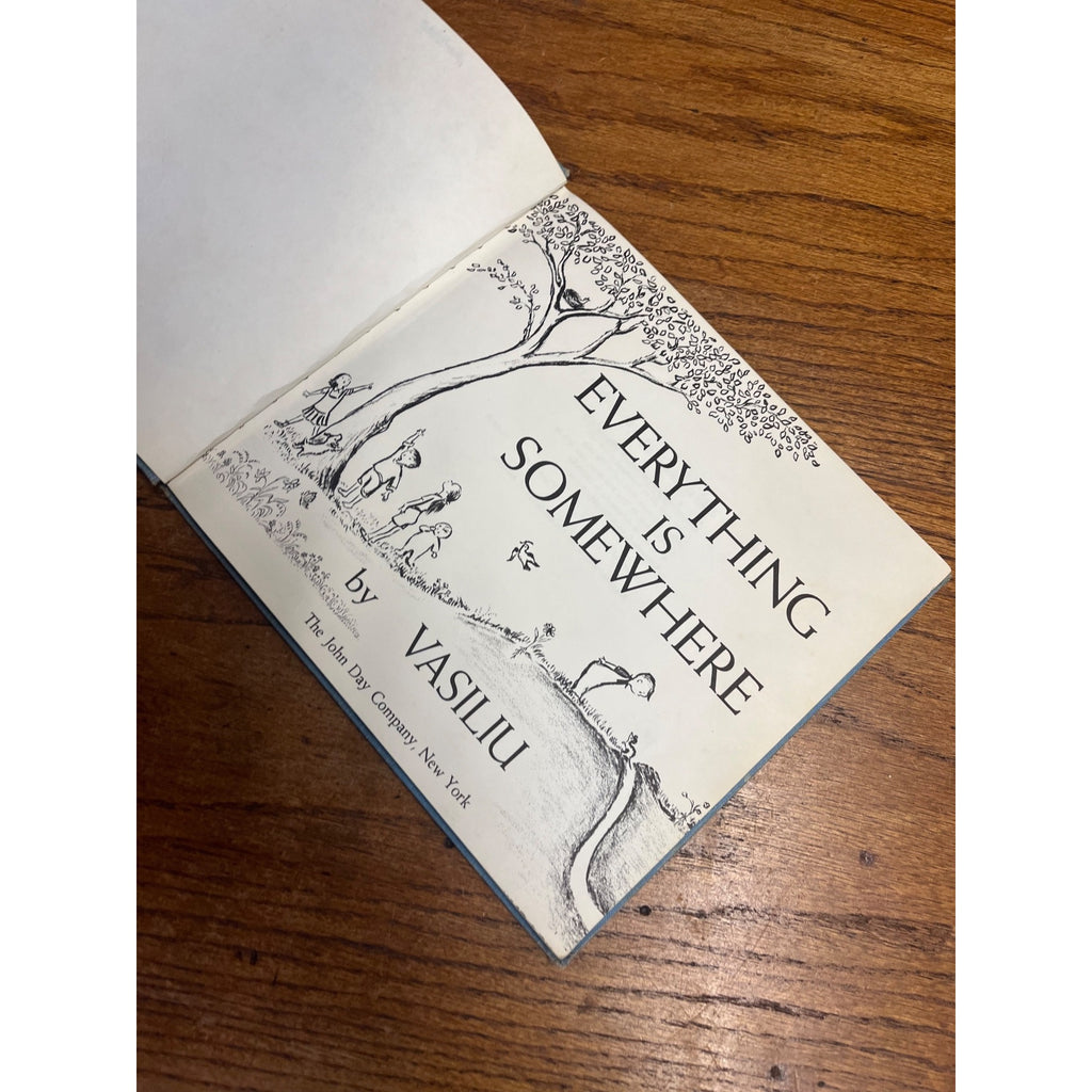 Vintage Everything Is Somewhere Children's Hardcover Book Catholic Religious By Vasiliu 1959