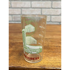 1947 Gambles Department Store 22 Years of Progress Glass Tumbler Measuring Glass