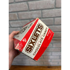 Vintage Sixlets Leaf Confectionery box advertisement Chocolate Candy Old Store