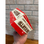 Vintage Sixlets Leaf Confectionery box advertisement Chocolate Candy Old Store