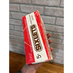 Vintage Sixlets Leaf Confectionery box advertisement Chocolate Candy Old Store