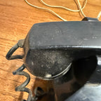 Vintage Black Western Electric Rotary Phone Telephone Handset Untested