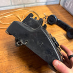 Vintage Black Western Electric Rotary Phone Telephone Handset Untested