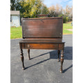Vintage Daisy Mahogany Wooden Secretary Butler's Desk
