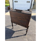 Vintage Daisy Mahogany Wooden Secretary Butler's Desk