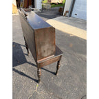 Vintage Daisy Mahogany Wooden Secretary Butler's Desk