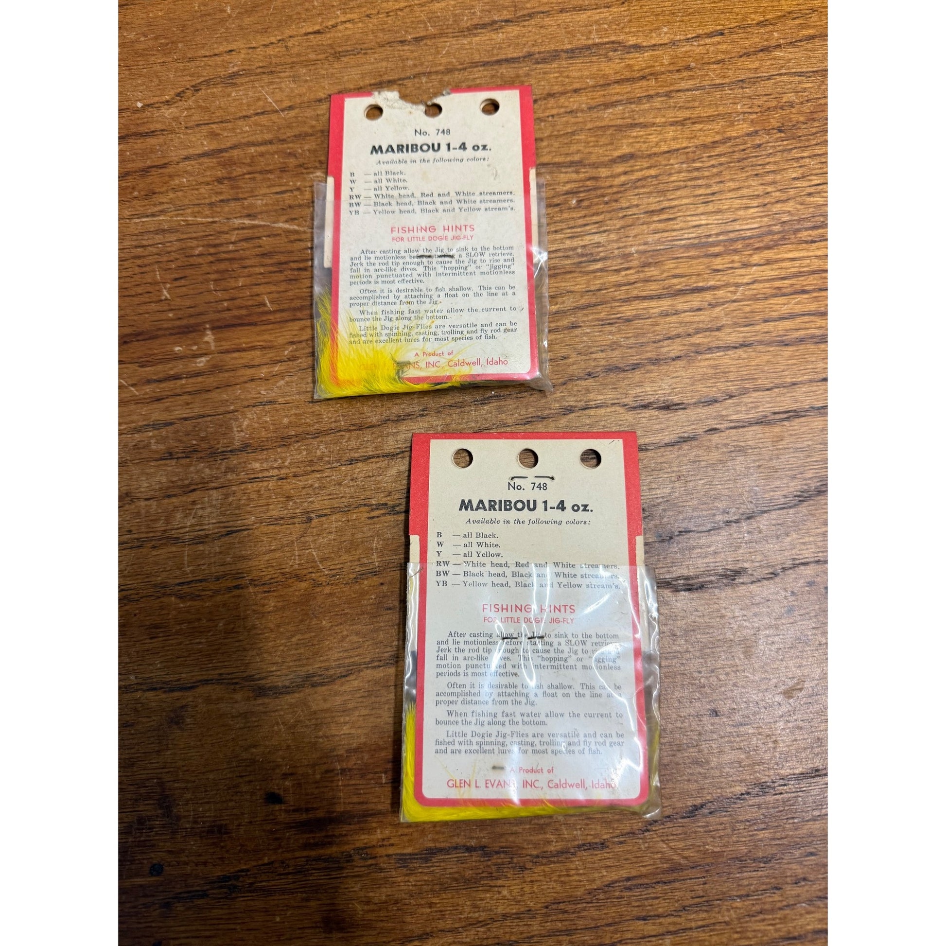 Vintage Glen Evans Rumba Wiggler Fishing Tackle Lures Store Display Advertising