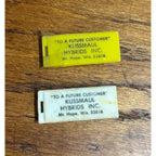 Vintage Kussmaul Hybrids Advertising Clickers Noisemakers Mt Hope WI Farm Dairy Ag