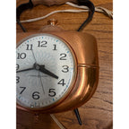 Vintage General Eelctric Copper TeaKettle Clock Nonworking Mid Century