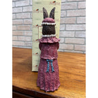 1998 Enesco Linda Baldwin Haresnickle Rabbit w/ Parasol Easter Figure #471380