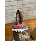 1998 Enesco Linda Baldwin Haresnickle Rabbit w/ Parasol Easter Figure #471380