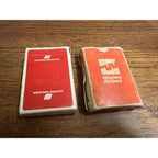 Vintage Western Airlines & United Airlines Playing Cards in Boxes - Used