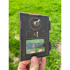 Vintage c1906 US Post Office Bronze Postal Door USPS Combination - As-Is