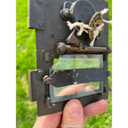 Vintage c1906 US Post Office Bronze Postal Door USPS Combination - As-Is