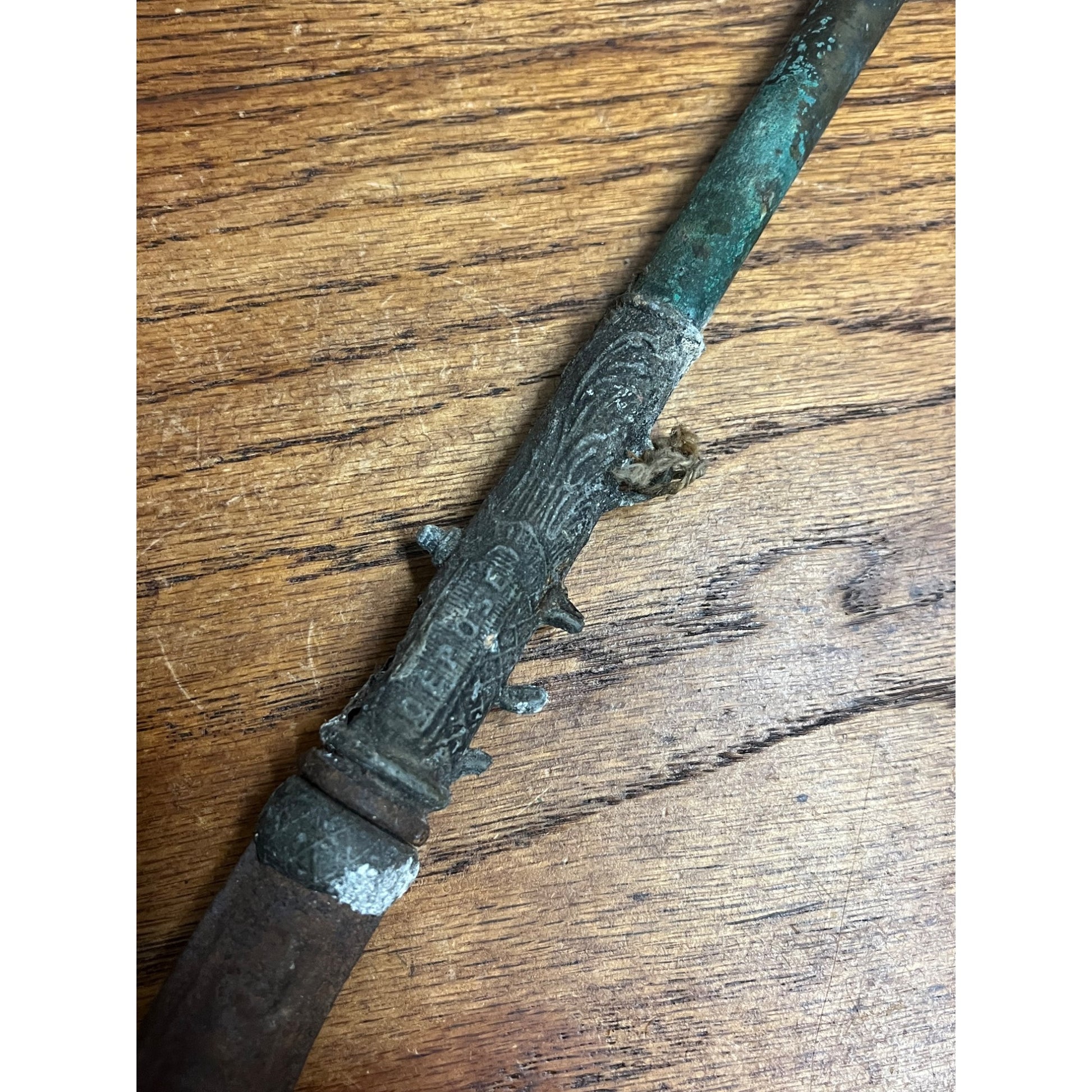 RARE Antique 1870s E. L. Paris Metal Depose Toy Cork Or Pop Gun Pistol