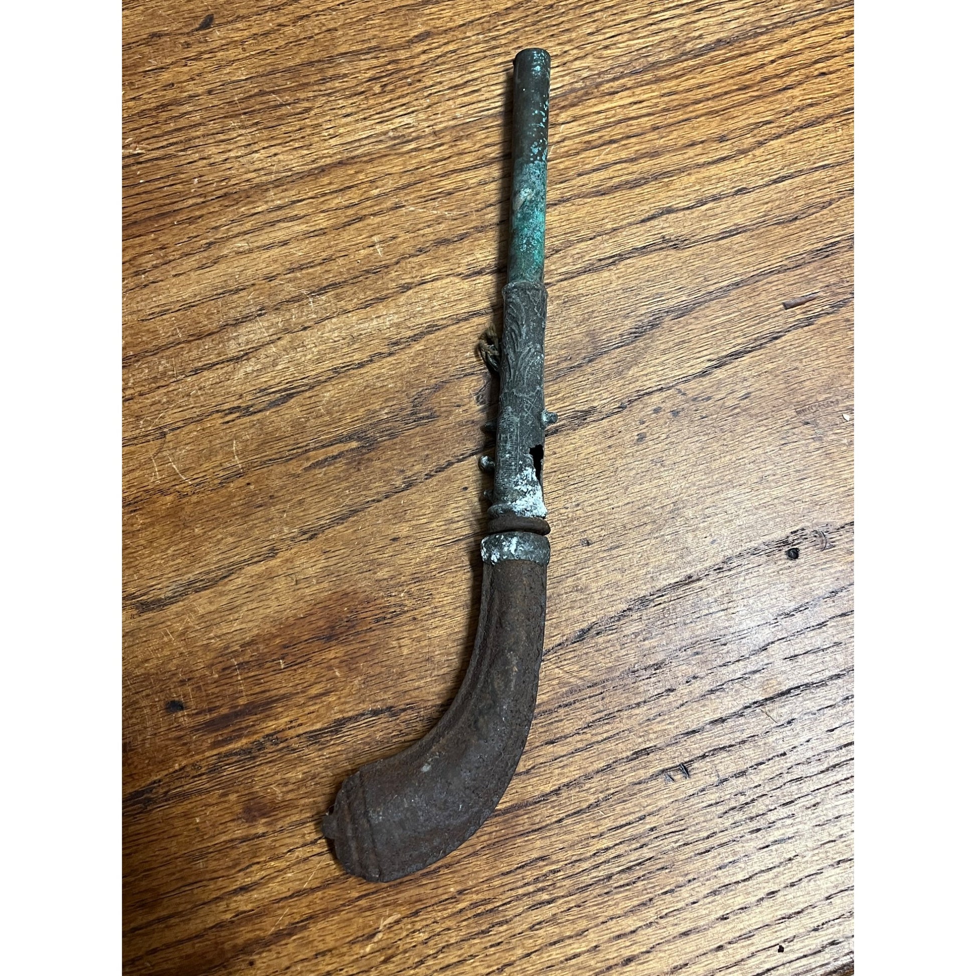 RARE Antique 1870s E. L. Paris Metal Depose Toy Cork Or Pop Gun Pistol