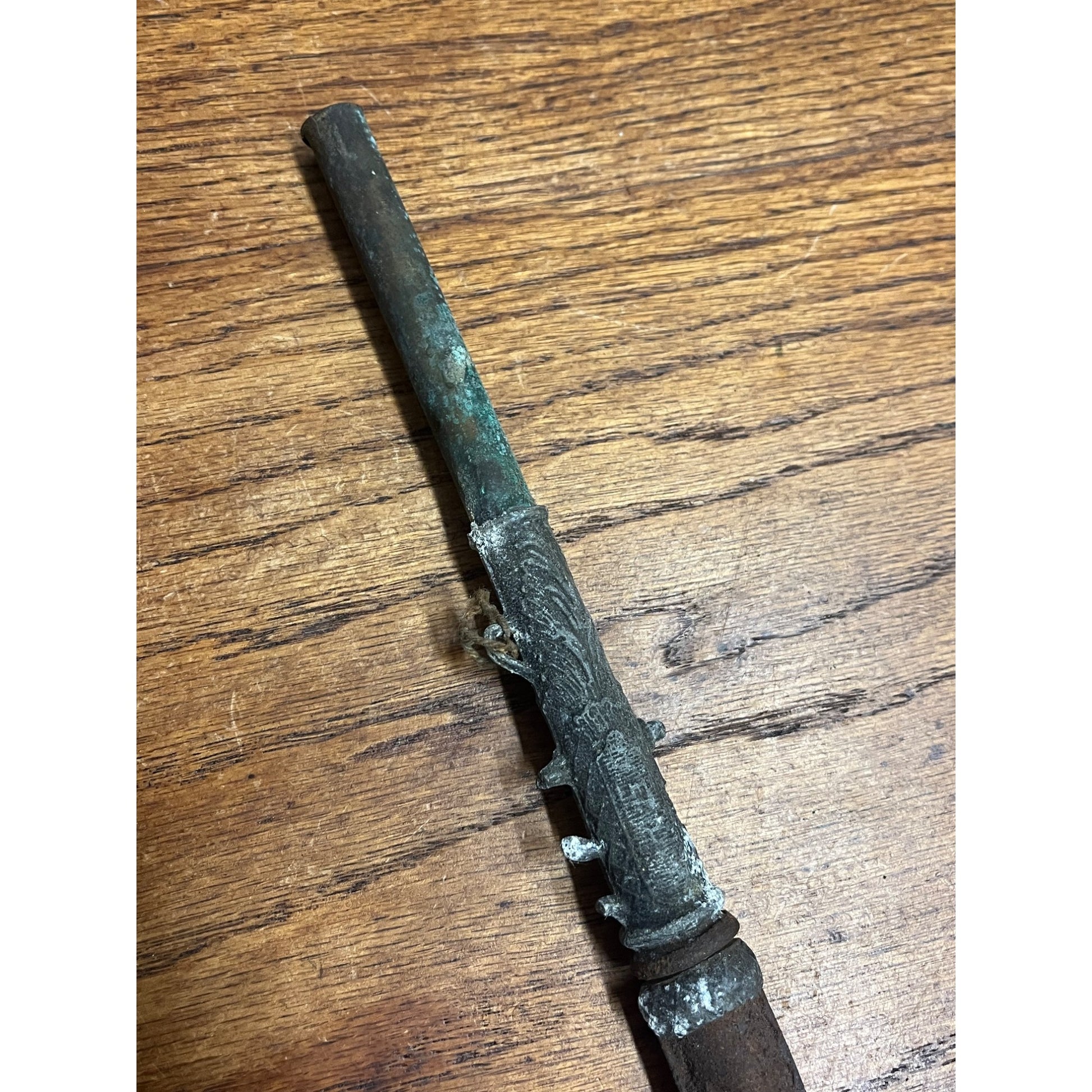 RARE Antique 1870s E. L. Paris Metal Depose Toy Cork Or Pop Gun Pistol