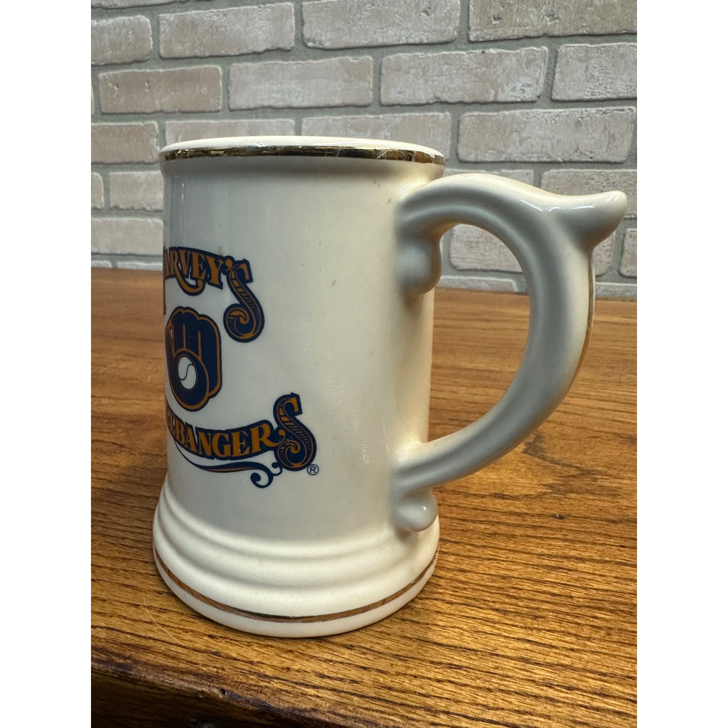 RARE 1982 AMERICAN LEAGUE CHAMPS MILWAUKEE BREWERS HARVEY'S WALLBANGER'S Mug