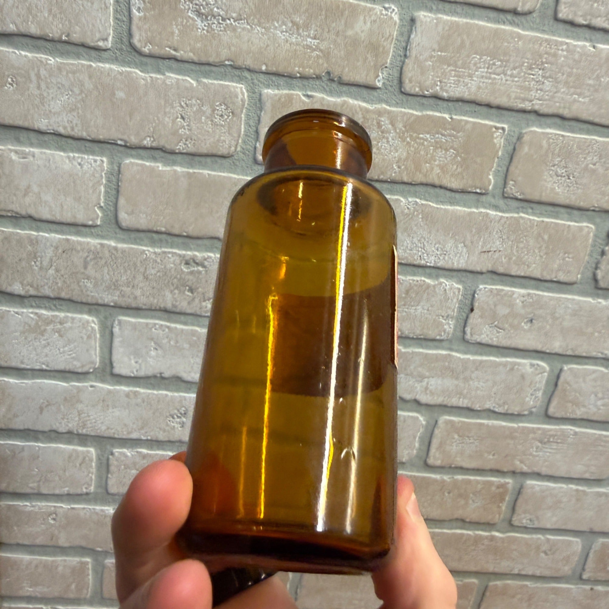 Antique 1875 Poison Bottle Jacob Messing Stapleton NY Sugar of Lead