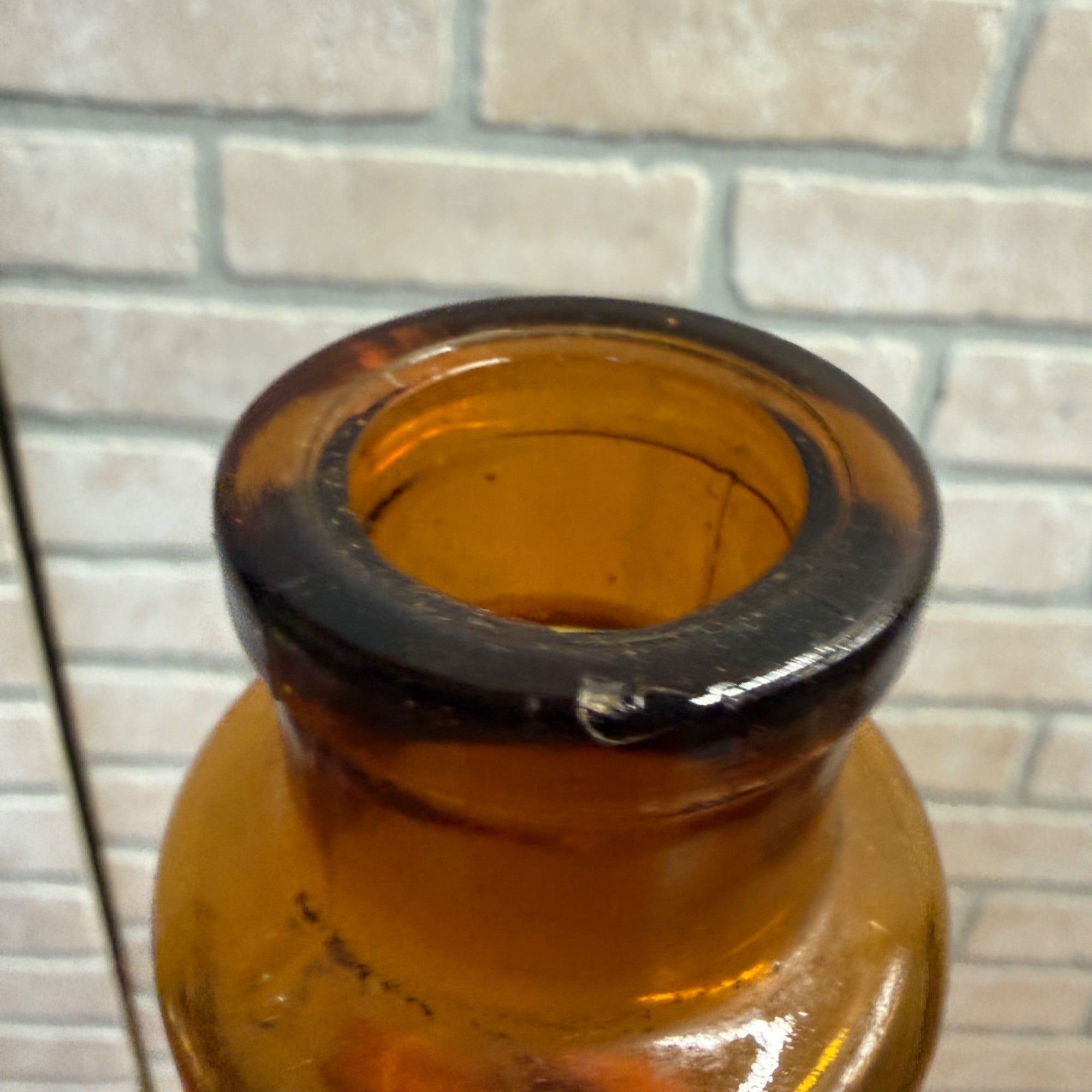 Antique 1875 Poison Bottle Jacob Messing Stapleton NY Sugar of Lead