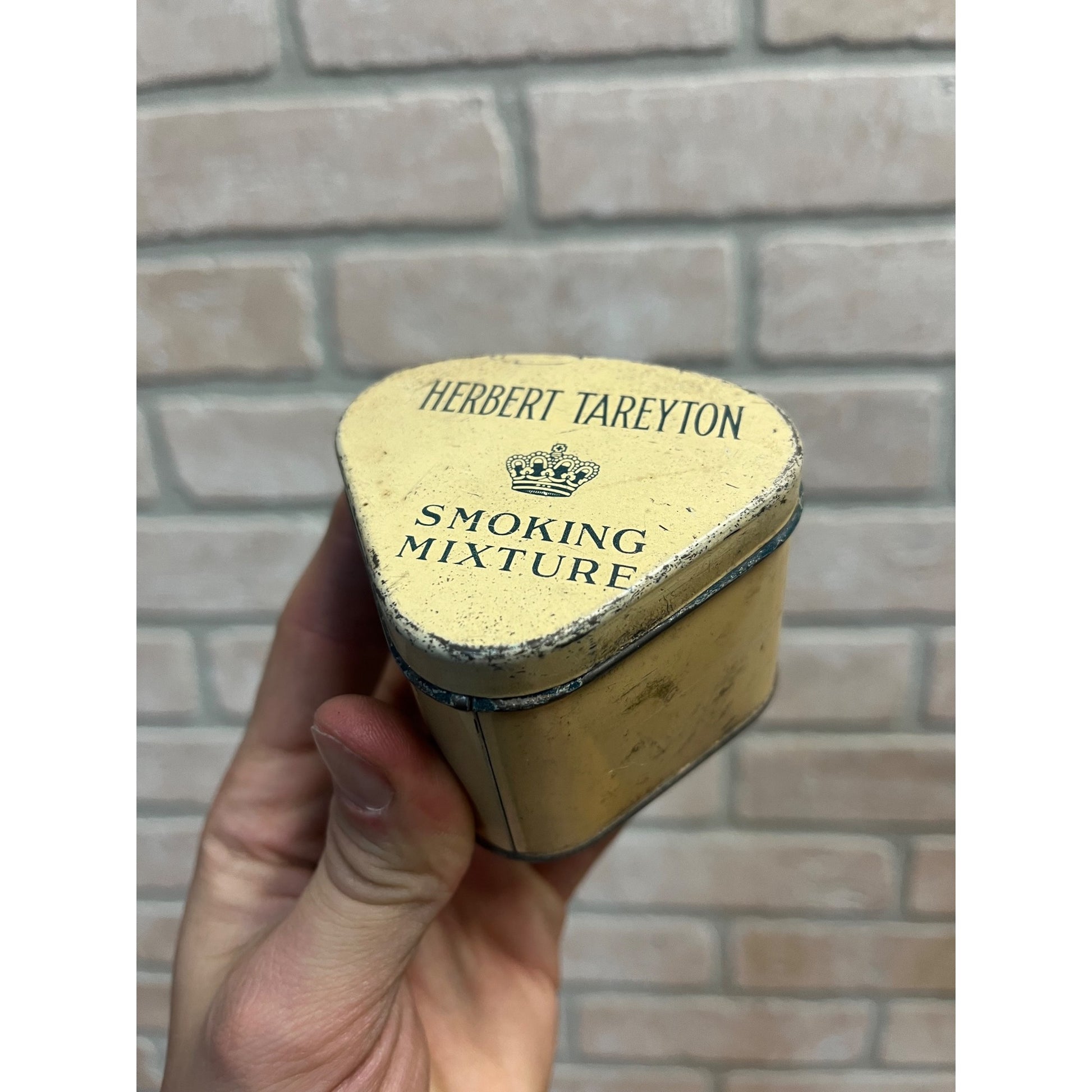 Herbert Tareyton Smoking Mixture Tin Vintage Tobacco Tin Container Advertising