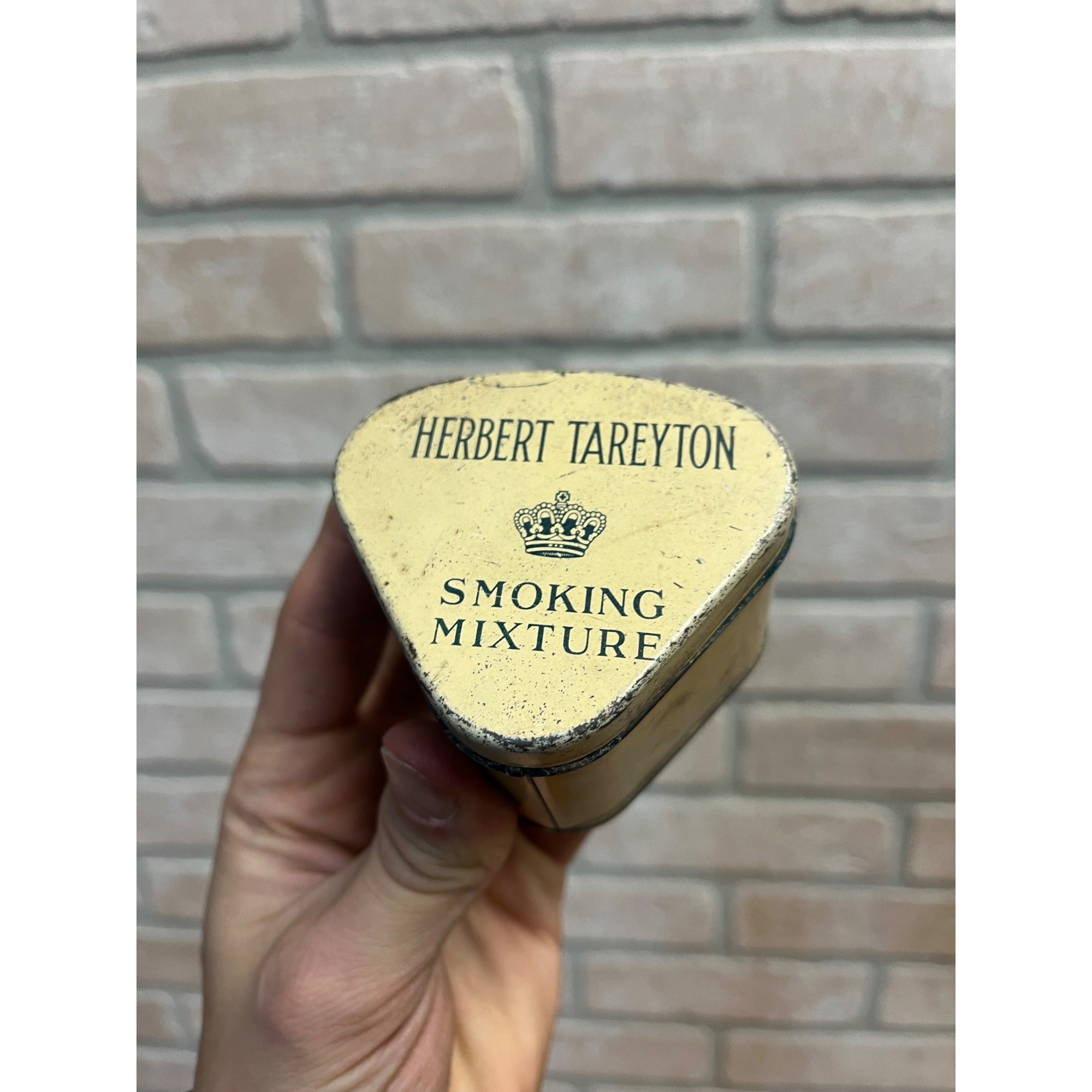 Herbert Tareyton Smoking Mixture Tin Vintage Tobacco Tin Container Advertising