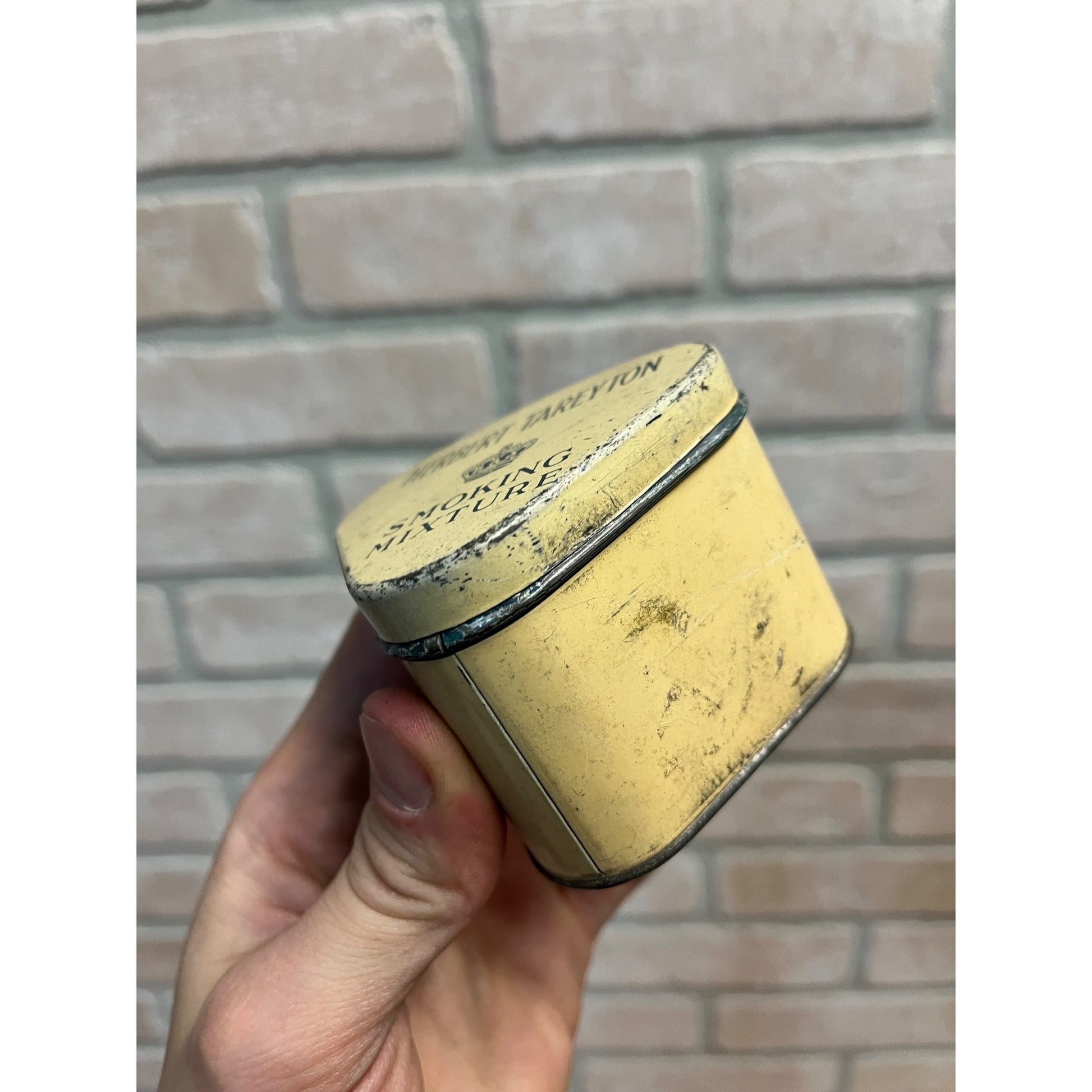 Herbert Tareyton Smoking Mixture Tin Vintage Tobacco Tin Container Advertising