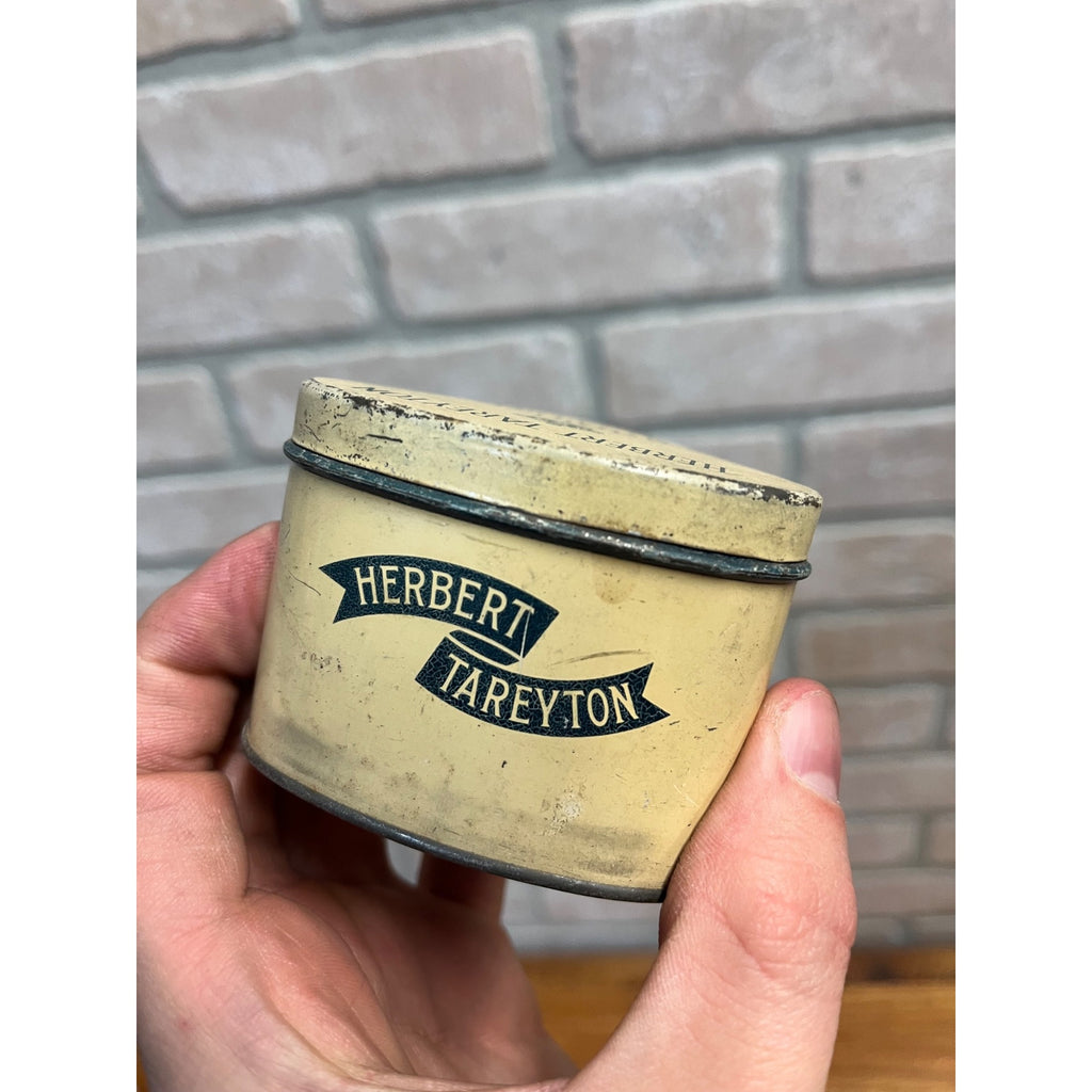Herbert Tareyton Smoking Mixture Tin Vintage Tobacco Tin Container Advertising