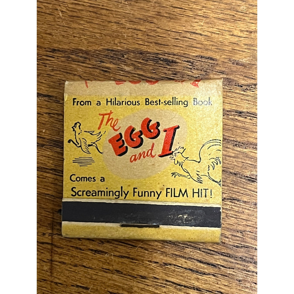 Vintage The EGG and I Film Advertising  Matchbook Fred MacMurray - FULL
