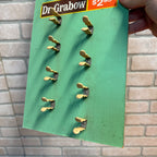 Dr Grabow Vintage Pipe Tobacco Smoking Display Stand Sign Retail Advertising.