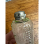 SCARCE 1890s Antique Figural Corn Cob Whiskey Flask Decanter Foust's Distillery