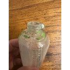 SCARCE 1890s Antique Figural Corn Cob Whiskey Flask Decanter Foust's Distillery