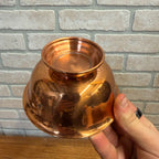Vintage Coppercraft Guild Copper Round Charger/Serving Plate, Footed Dish and Two Drinking Cups Taunton, Massachusetts