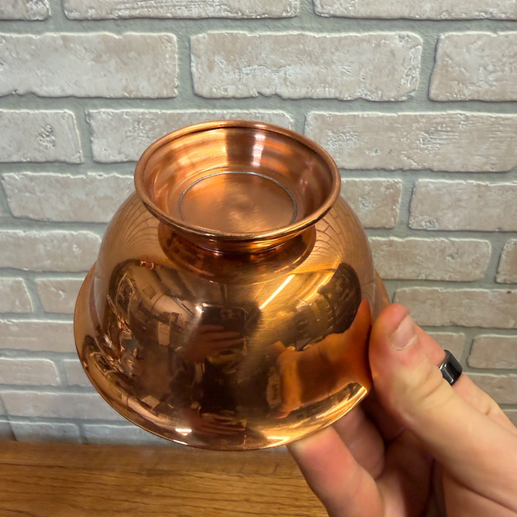 Vintage Coppercraft Guild Copper Round Charger/Serving Plate, Footed Dish and Two Drinking Cups Taunton, Massachusetts