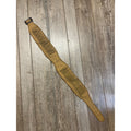Vintage 1970s Hunting Shotgun Shell Ammo Belt 100% Cotton Tan Cartridge M 41.5"