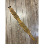Vintage 1970s Hunting Shotgun Shell Ammo Belt 100% Cotton Tan Cartridge M 41.5"