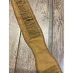 Vintage 1970s Hunting Shotgun Shell Ammo Belt 100% Cotton Tan Cartridge M 41.5"