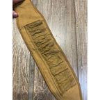 Vintage 1970s Hunting Shotgun Shell Ammo Belt 100% Cotton Tan Cartridge M 41.5"