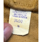 Vintage 1970s Hunting Shotgun Shell Ammo Belt 100% Cotton Tan Cartridge M 41.5"