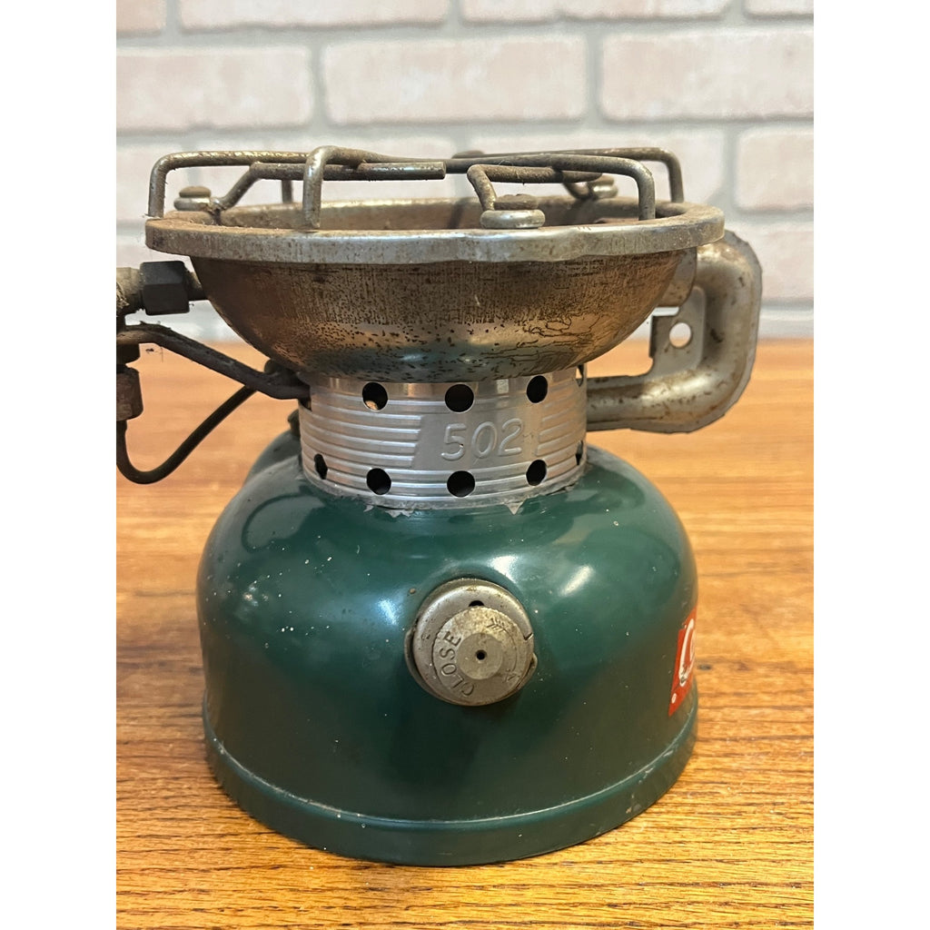 Vintage Coleman 502 Single Burner Portable Camping Stove Circa 1965