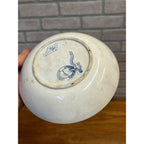 Rare 1850s Wedgwood Blue & White Transferware Small Bowl Ironstone Geneva 19th c